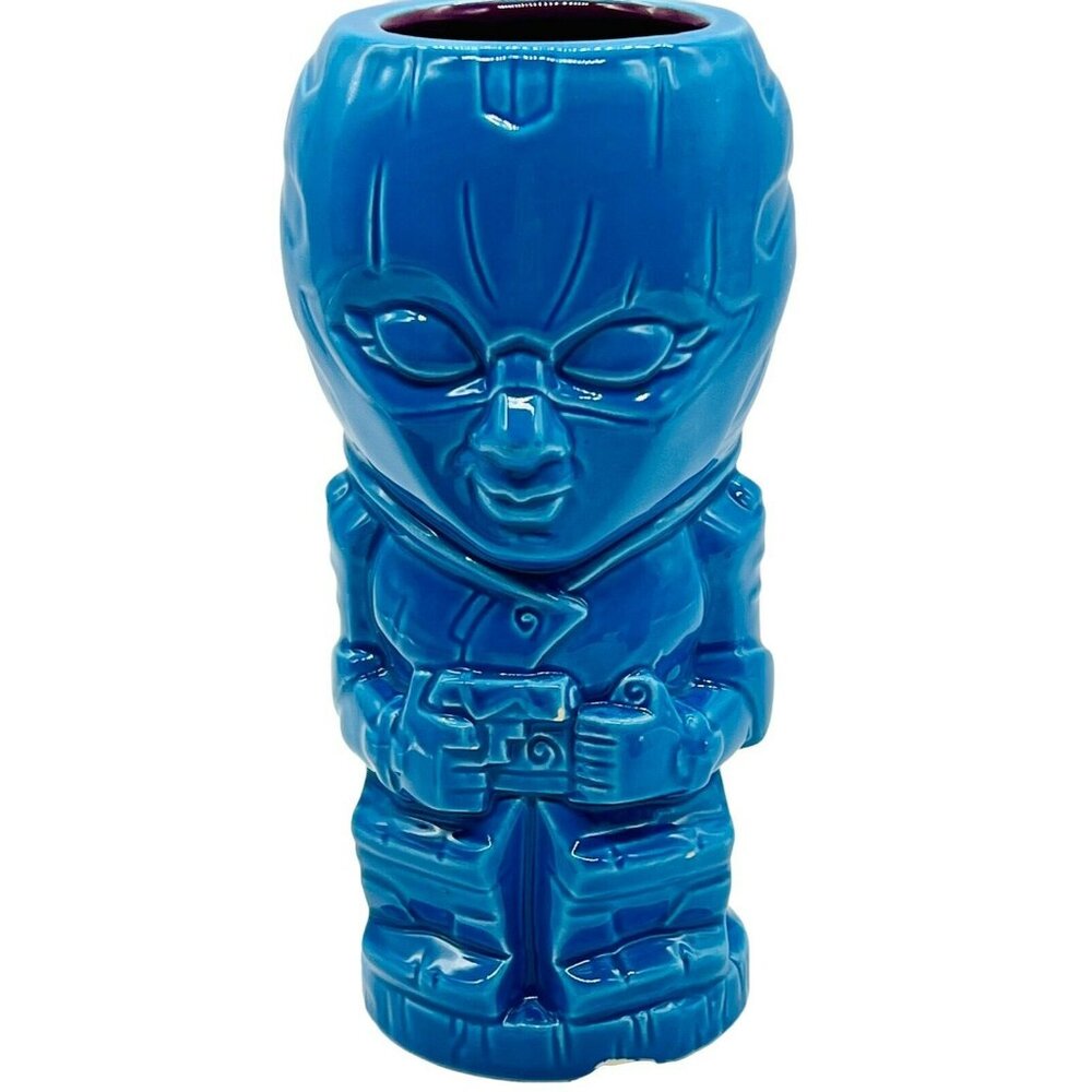 Geeki Tikis Mass Effect Peebee Tumbler Mug Crafted Ceramic 14 Ounces Blue FLAWS